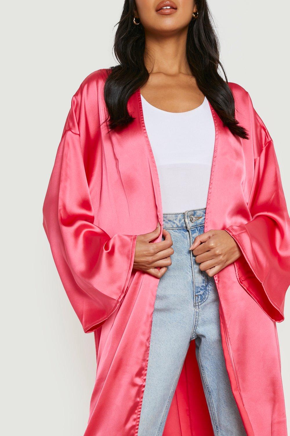 Kimono jacket boohoo sales